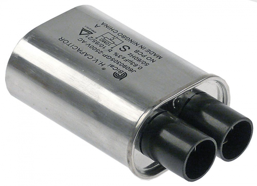 HV-Kondensator J6090305GP für Mikrowelle Anschluss Flachstecker 6,3mm 50/60Hz 