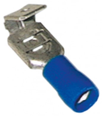 Conector Faston Macho tamaño 6,3x0,8mm 1,5-2,5mm² UE 100 pzs